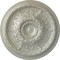 Ekena Millwork Stockport Ceiling Medallion (Fits Canopies up to 6 1/4"), Hand-Painted Flash Copper, 28"OD x 2 3/4"P CM28STFCS - alternate 1